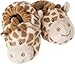 Suki Baby 'Bing Bing Giraffe' 10049 - Scarpine Neonati con Giraffa 'Bing Bing' di Peluche, con Dettagli Ricamati, 13 cm, Stampa Giraffa in Marrone Bicolore
