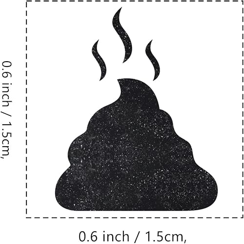 Miniatura 2 de Poop - Sello de goma pequeño de 35 pulgadas para álbumes de recortes, planificador de tarjetas