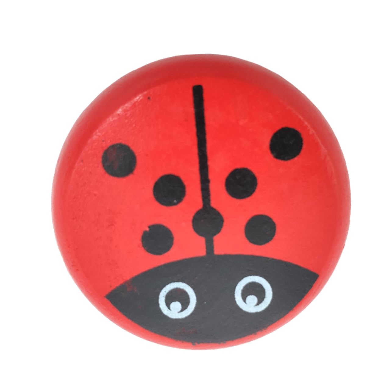 CORHAD Safe Wooden Yo-yo for Boy Girl Boys and Girls Wood String Ball Toy Ladybird Theme