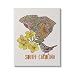Stupell Industries Detailed South Carolina State Flower Blossoms Pattern Canvas Wall Art, Design By Valentina Harper