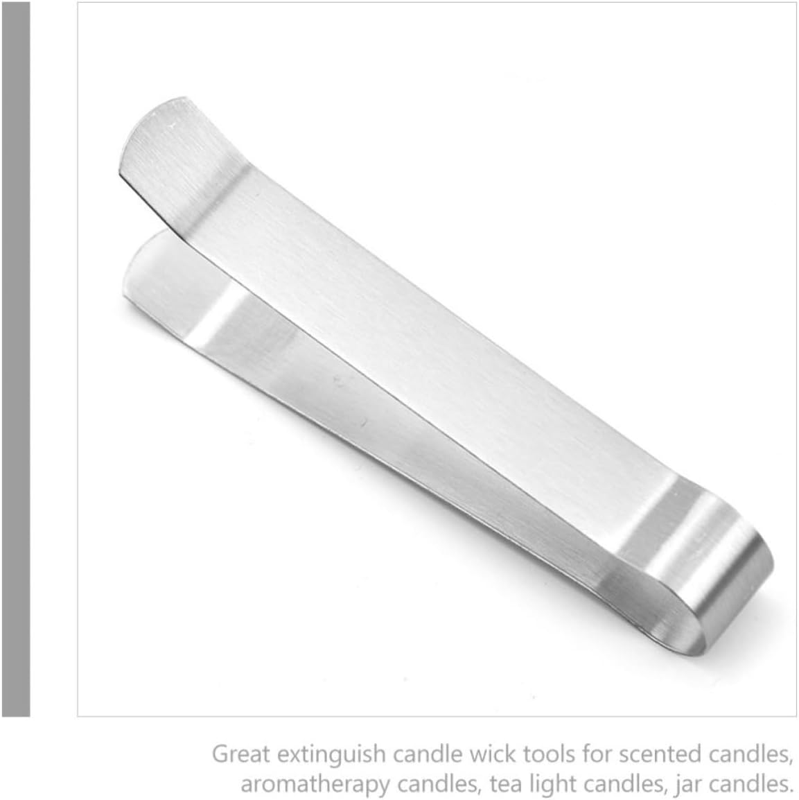 UPKOCH Candle Wick Trimmer Tweezers Stainless Steel 6pcs for Jar Candles