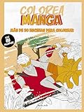  Colorea manga: Más de 30 escenas para colorear con pegatinas