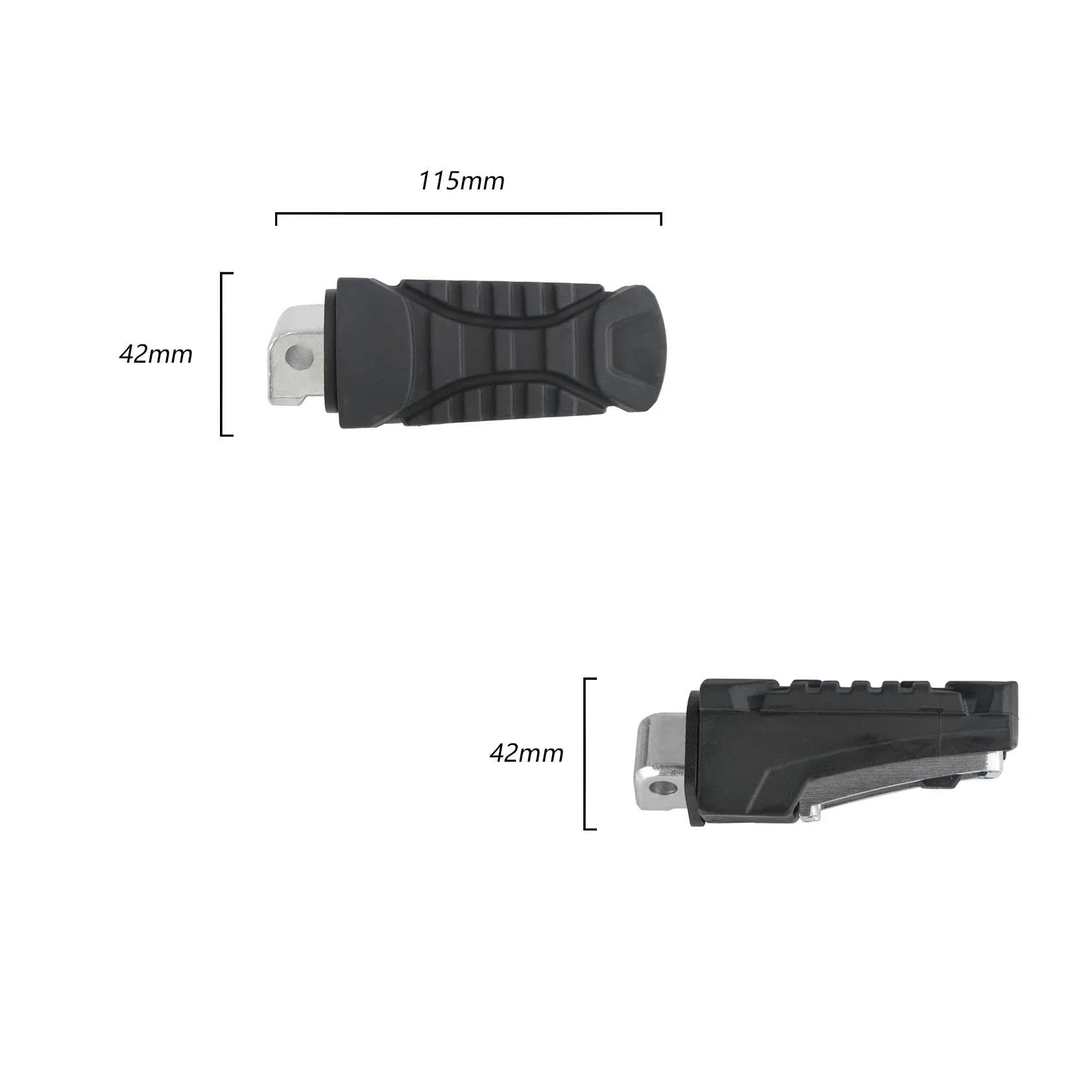Per B&MW GS1250 R 1250 GS ADV R1250GS 2022 2021 Pedane Poggiapiedi Passeggero Posteriore per Moto Pedale Posteriore(Rubber Cover)