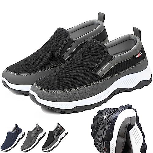 Zapatillas CNA Trop, Asupwell Zapatos for Caminar Hombres, CNA-Trop Hombres Zapatos ortopédicos Deporte CNA Trop Zapatos, Zapatos Ligeros Sin Cordones, para El Arco para Hombres