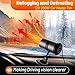 TagRecove Car Heater, 12V 150W Portable Car Heater and Defroster That Plug in Cigarette Lighter, Fast Heating Defrost Defogger, Windscreen Defogger Window Defroster for Vehicle