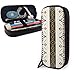 Produktbild Federmäppchen Ethnic with Geometric Ornament Cute Pen Pencil Case Leather 8 X 3.5 X 1.5 Inch Pouch Bag Pencil Case with Double Zipper Holder Box for School Office Girls Boys Adults