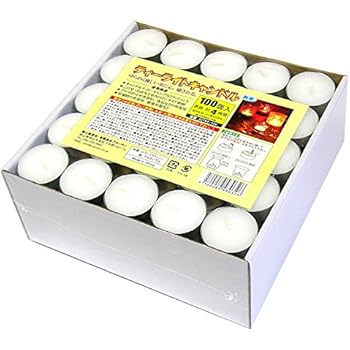 ティーライトキャンドル アルミカップ 燃焼 約4時間 100個 キャンドルライト 専門店