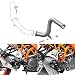 NICECNC Aftermarket Motorcycle Stainless Steel Exhaust Muffler Mid Pipe Replace DUK- 125/390,RC125/390 2017 2018 2019