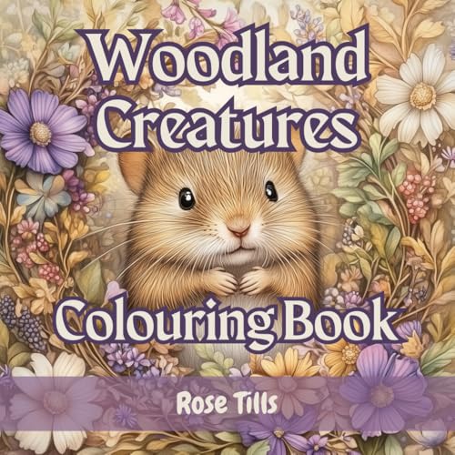 Woodland Creatures Colouring Book: Woodland Animals and Birds in Forest Scenes