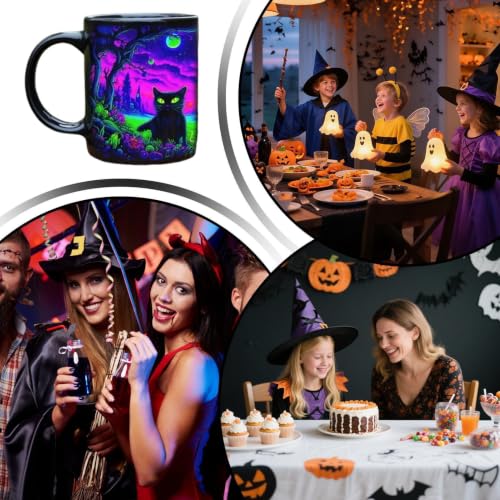 Taza de café para el escritorio de oficina con diseño de Halloween 5