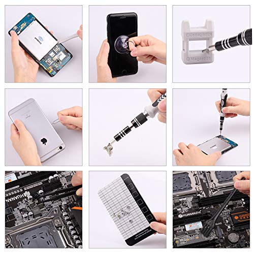 Image of Precision Screwdriver Set,BOMCET 123 in 1 Electronics Repair Screwdriver Kit,Computer /Laptop Screwdriver Sets with 101 Bits Magnetic
