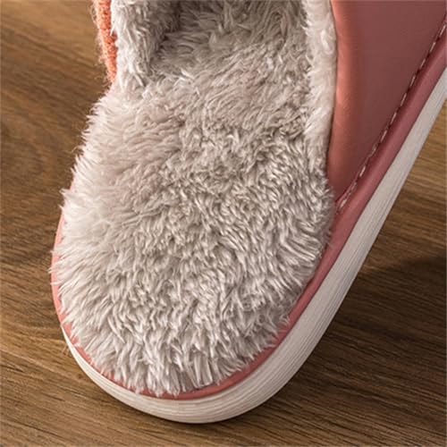 Men Women Slippers Winter Furry Shoes Slides Anti-slip Memory Foam Shoes Plush Couple Slippers Indoor Outdoor Cozy Warm Shoes4
