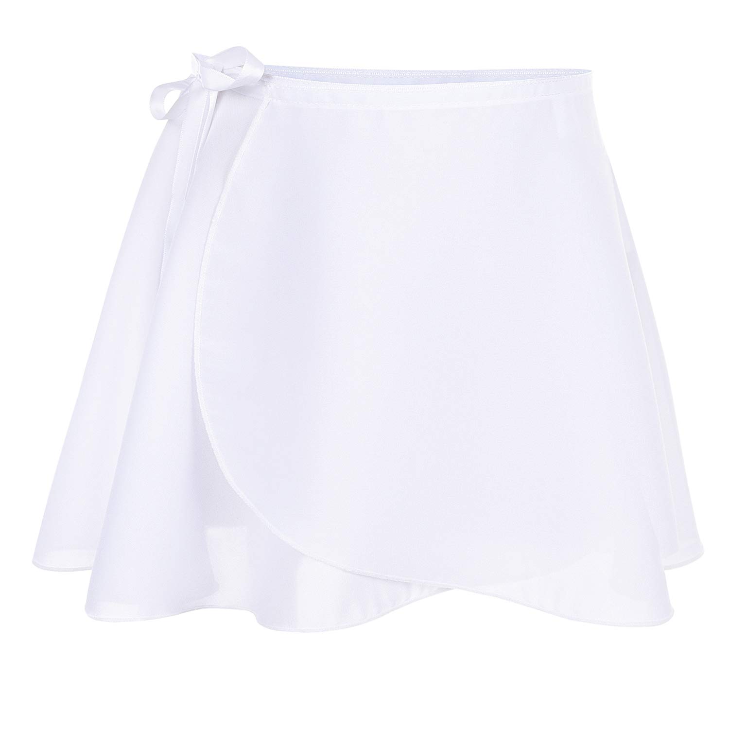 Soudittur Ballet Skirts Chiffon Dance Wrap Skirts with Waist Tie for Toddler Girls Women — view 8