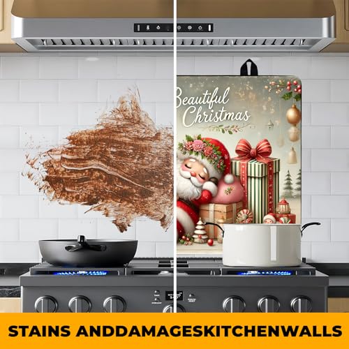 Image of Christmas Stove Top Cover Snowman Stove Top Cover for Home Decoration Kitchen Pad Non-Stick Washable Cooktop Covers Countertop Protector Keep Stove Clean 28 inchx20 inch (Man)