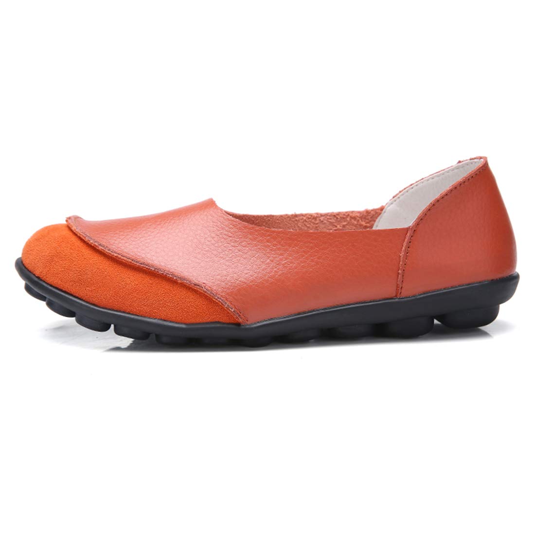 Photo 1 of *SHOES ARE BLACK* Hsyooes Women's Leather Loafers & Slip-Ons Flats, Size 39, black