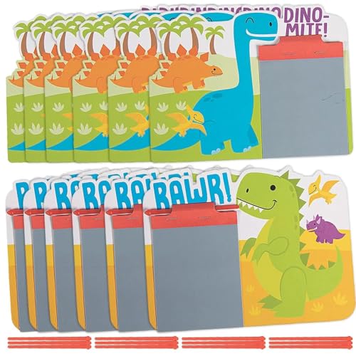 Fun Express Dinosaur Magic Screen - Stationery - 12 Pieces