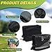 Flwgst 2PACK Waterproof Golf Cart Touchscreen Cover-Clear See-Through & Touchable, Evolution Golf Cart Accessories, Oxford Fabric with Drawstring, Sun/UV & Dust Protection,11