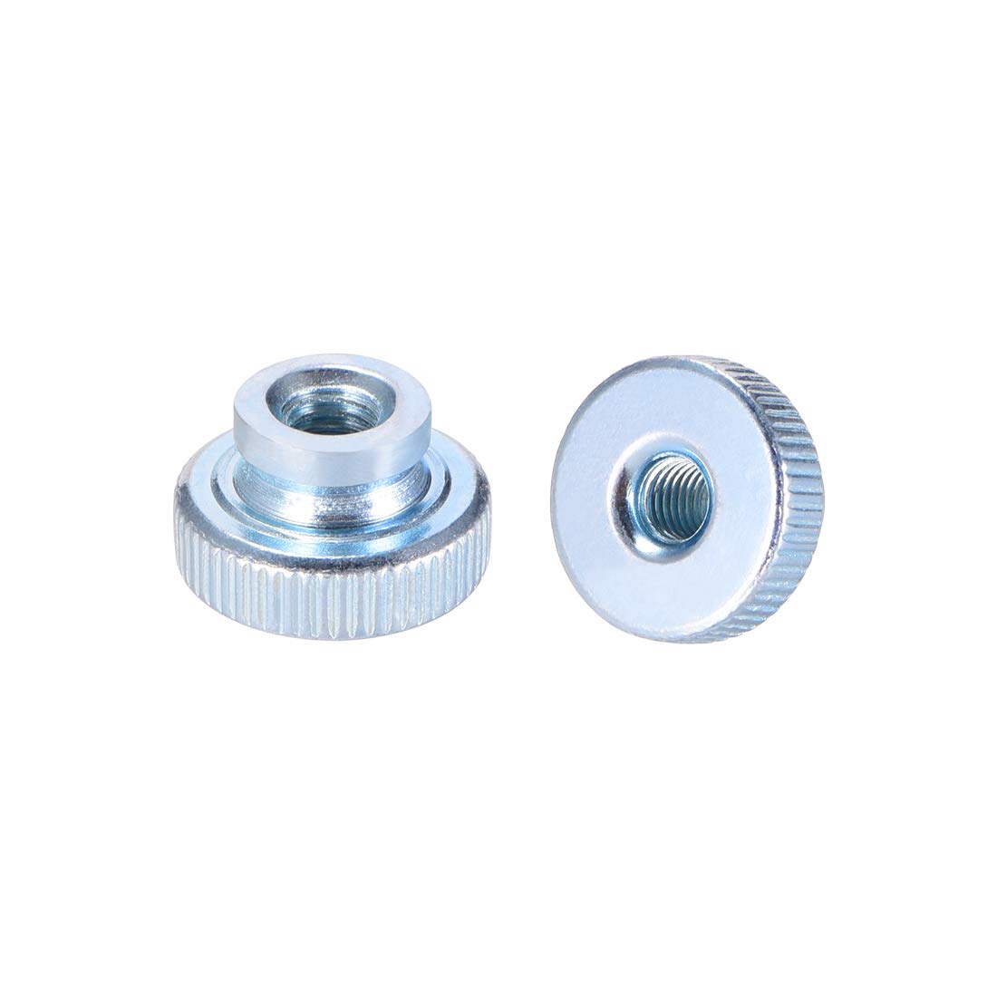 uxcell Knurled Thumb Nuts, 20Pcs M5x0.8mm Iron Round Knobs Fastener for 3D Printer Parts M5x0.8 20