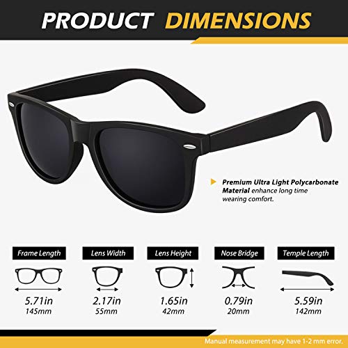 Image of LINVO丨Half Rim High-end Branded and Stylish Sunglasses丨Polarized and 100% UV Protected 丨Men & Women丨Medium丨Riding & Driving