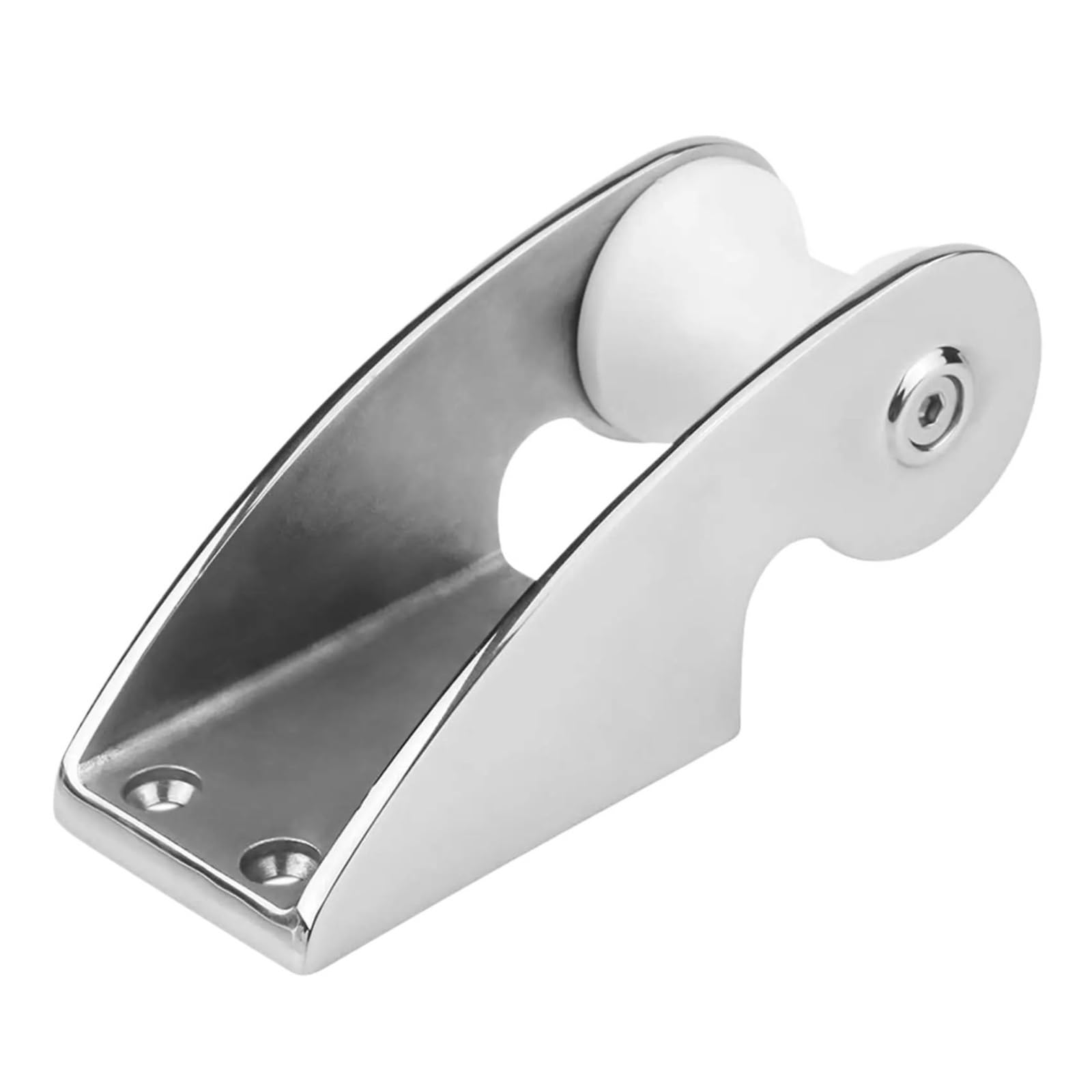 UDHBJEBQ N62R-Marine Bow Anchor Roller 316 Stainless Steel Fixed Anchor Boat Yacht Bracket Rubber Roller For Fixed Anchor 6.8X2.6