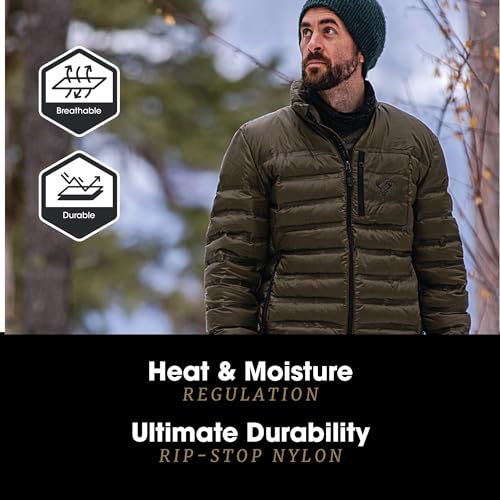 FORLOH Men's ThermoNeutral Down Hunting Jacket - Water Repellent Insulated Hunting Clothes/Warm, Breathable, Quick Dry4