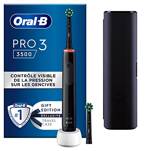 Pro 3 3500,电动牙刷,1 个旅行箱,2 个刷头,黑色