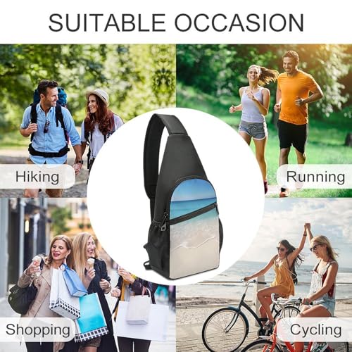 Sling Bag para mujer y hombre, pequeña mochila cruzada miniatura 5