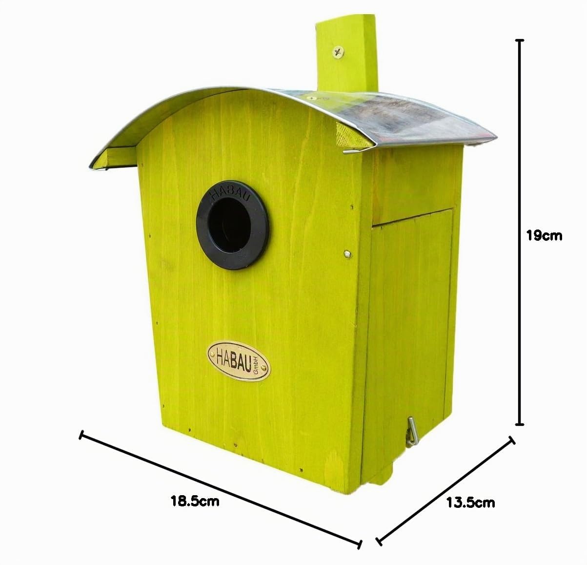 Habau 2962 Nichoir avec Toit Arrondi Vert