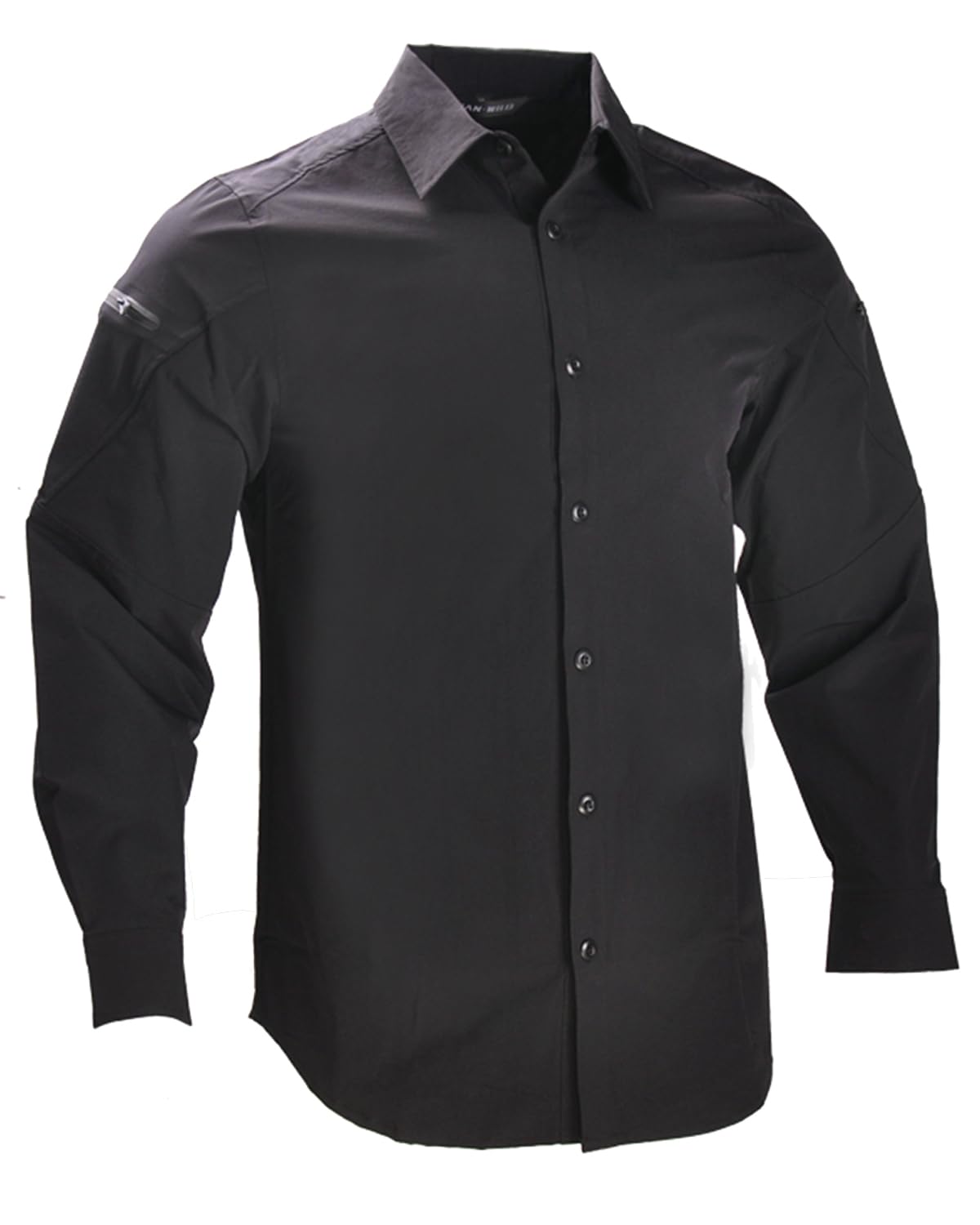 Photo 1 of Men's Tactical Shirt Fishing Shirts Long Sleeve Sun Protection Breathable Quick Dry Work Shirt for Hiking MEDIUM GREY 