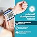 HoMedics Blood Pressure Monitor, Automatic Wrist Blood Pressure Machine with Easy One-Touch Operation, Stores up to 30 Readings for 2 Users, Attached Blood Pressure Cuff and Storage Case Included