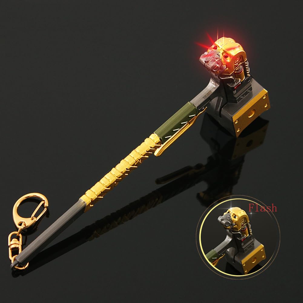 Figurki kolekcjonerskie, Brelok do kluczy z młotem śmierci Caustic Death Hammer, metalowa