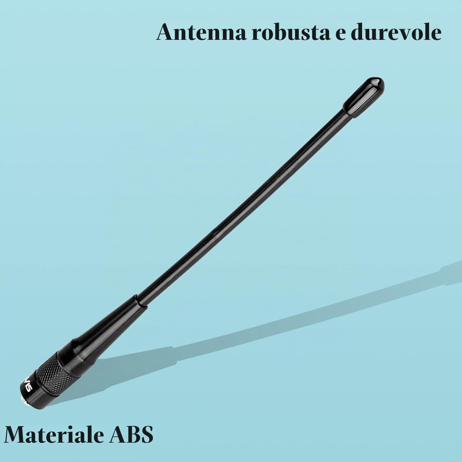 Retevis RHD701 Walkie Talkie Antenna VHF/UHF Dual Band SMA-F Compatibile con Baofeng UV-5R
