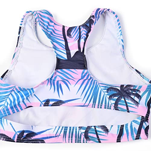 Image of Perfashion Girls' Two-Piece Swimsuits Tankini Sets Swimwear Bathing Suit Beach Sport