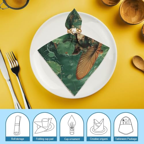 Servilletas de Tela Cuadradas de 18.7 x 18.7 in, Pack x4 miniatura 7