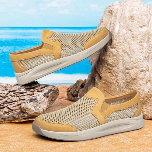 Men's Breathable Mesh Loafers, Comfortable Summer Shoes - Perfect for Coastal Walks, Outdoor Hangouts & Casual Commutes2