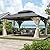 Raysfung 13'x15' Wood Gazebo,Outdoor Hardtop Gazebo with Galvanized Steel Double Roof, Wooden Frame Gazebo with Netting and Curtains for Patio Backyard Deck