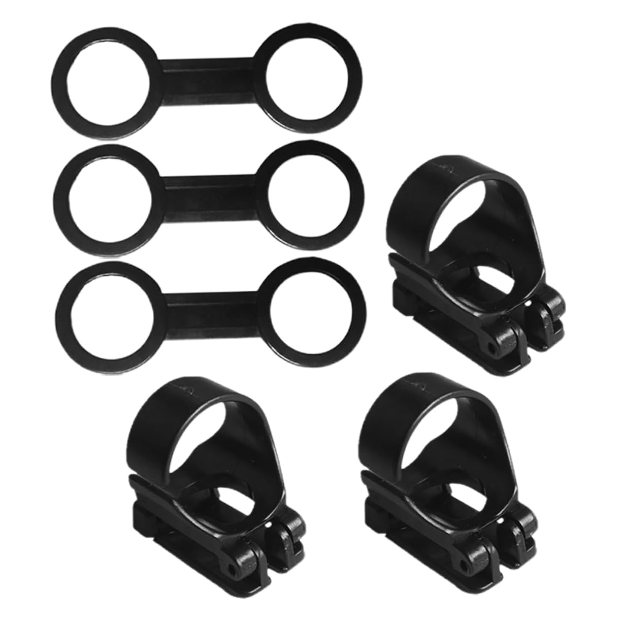 Sosoport Dive Accessory Set Snorkel Tube Holder Snorkel Lock Mask Clip Lightweight Portable