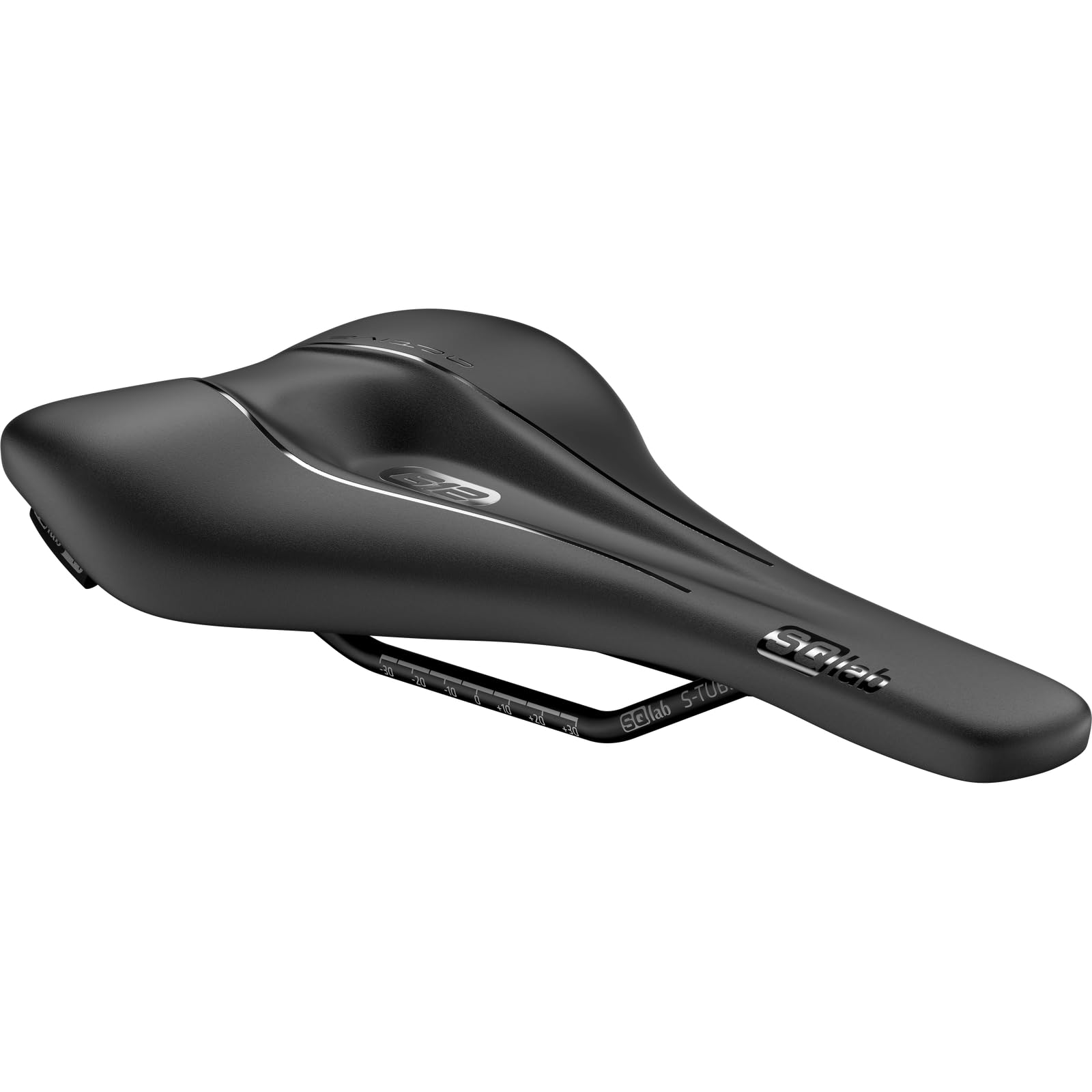 SQlab Ergovave Active 2.2 612 Saddle Ergonomic Road Bike Saddle Black 12 cm