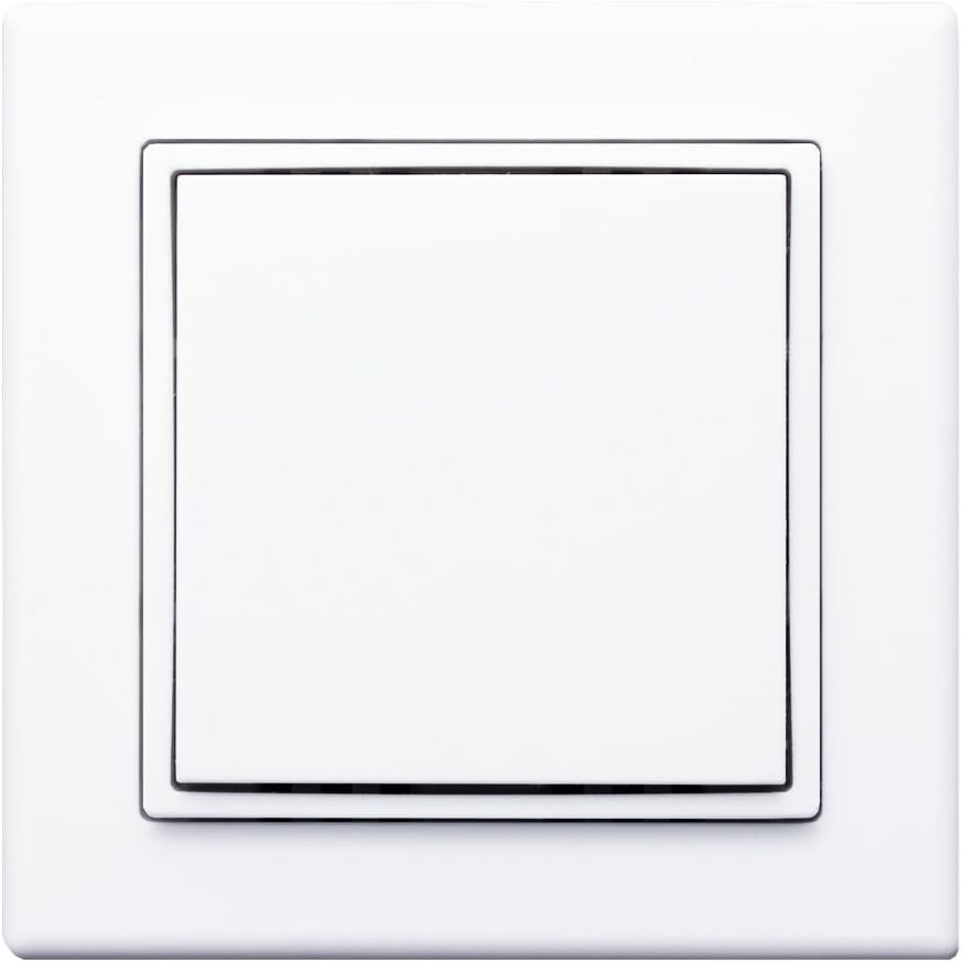 Leviton WSS0S-E0W 3 by 3 Single Rocker Switch, White