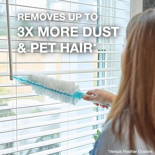 Image of Bona Disposable Duster Refills - High Performance Dusting System - Microfiber Dusters Remove Dust and Pet Hair for Quick Spot Cleaning, 9 Count (Pack of 3)