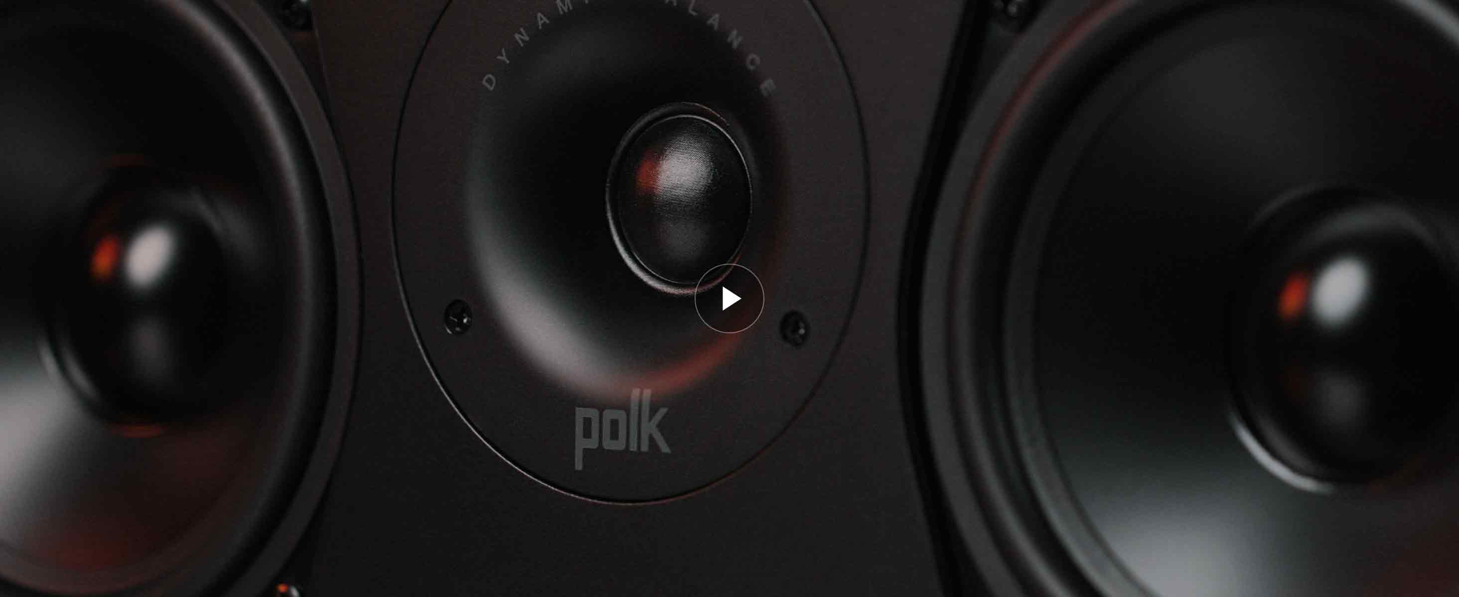 Polk Signature S30e Luidspreker, Center Speaker Voor HiFi Home Cinema, Liggende Speaker Met 125 Watt Universele Poolklemmen Diepe Bas Akoestische Klankkast Hoge Resolutie 40 Khz Wit