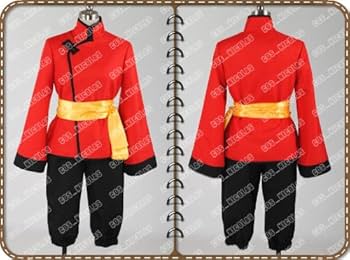 ヘタリア　中国　王耀　軍服＋チャイナ服＋ウィッグ　2着セット　コスプレ　衣装　M ヘタリア 中国 王耀 軍服＋チャイナ服＋ウィッグ 2着セット
