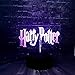 Illusions 3D 3D Led Veilleuse pour Enfant Harry Potter Chambre Sommeil Lumière 7 Changement de Couleur Télécommande Garçon Enfants Jouets Décoratifs pour La Maison Cadeau