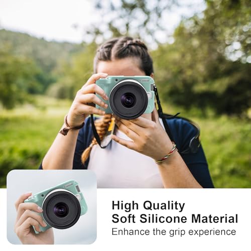 Funda Silicona para Cámara Canon EOS R50 V Azul miniatura 5