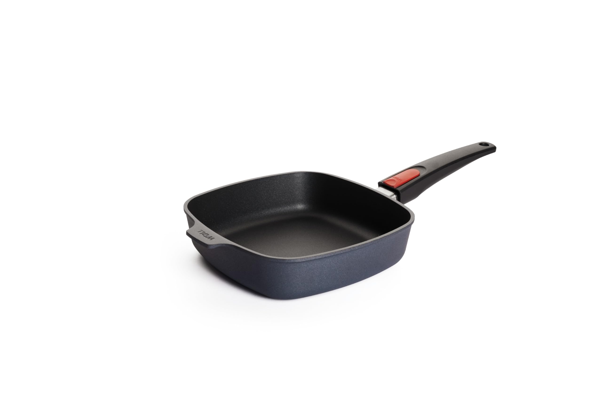 Woll Diamond Lite Guss-Pfanne viereckig - Induktiv, 22 x 22 cm, 5,5 cm hoch - Geeignet für alle Herdarten, Anthrazit, 1622DPI