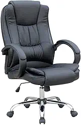 Cadeira Escritório Presidente Nice Giratória Regulagem de Altura a Gás Revestimento