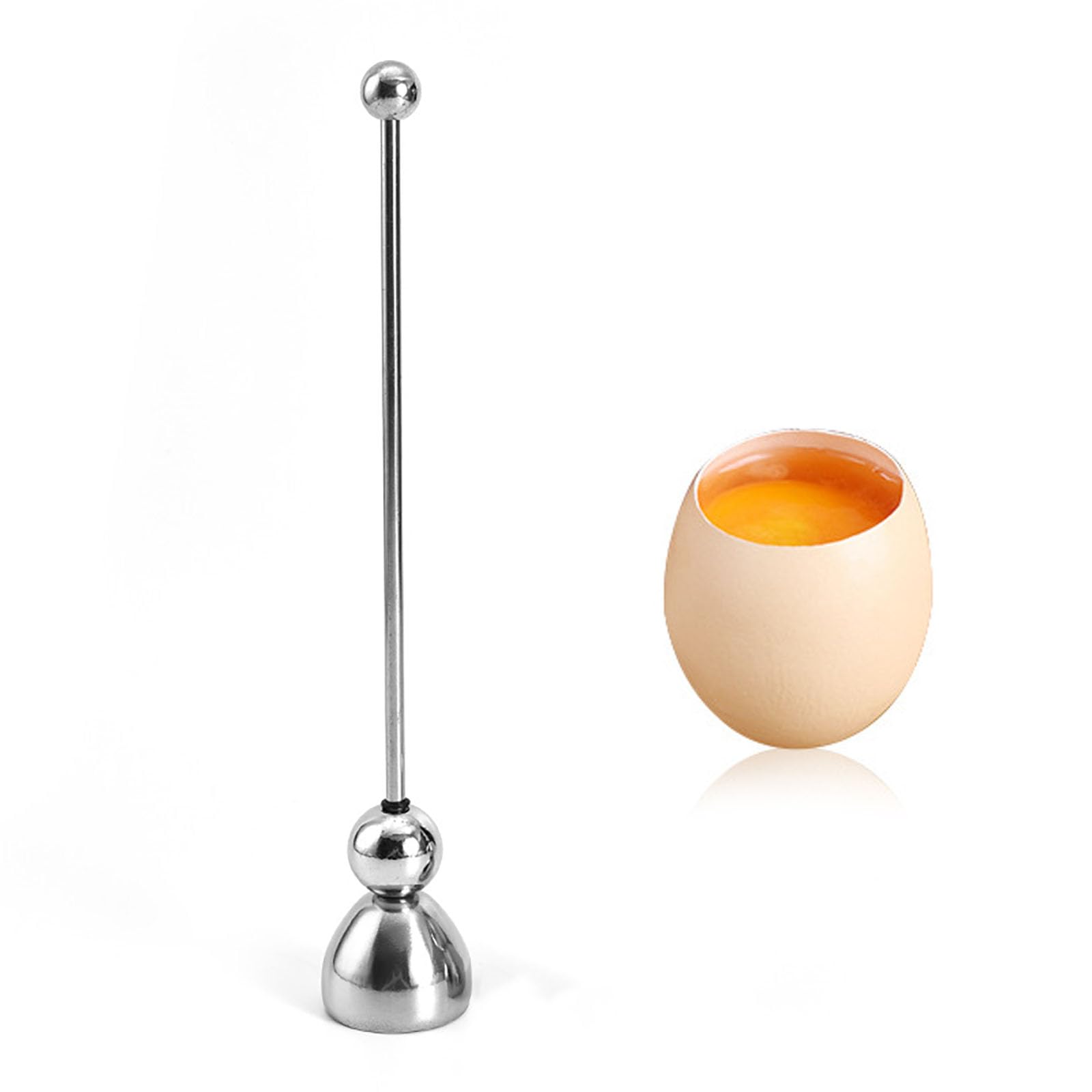 Convenient Egg Cracker Topper Stainless Steel Eggshell Cutter Soft Hard Boiled Egg Shell Remover Kitchen Tool Egg Shell Opener Remover