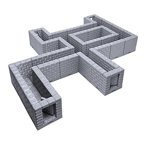 EnderToys Locking Dungeon Tiles - Halls & Passages