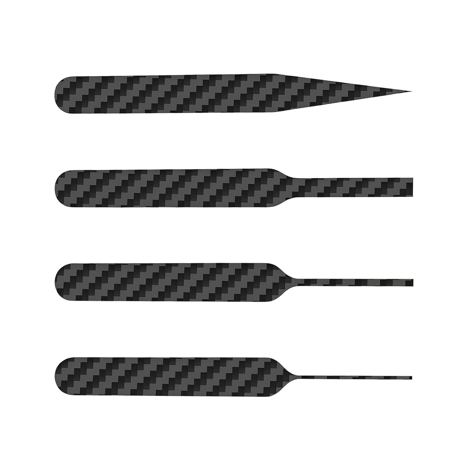 4pcs Carbon Fiber Sanding Sticks,Model Hobby Making Tools,Rigid Detail Sanding Tools with 4 Assorted Shapes,Polishing Sanding Sticks for Sticky Sandpaper,Scale Models,3D Resin Parts,DIY Hobby Crafts