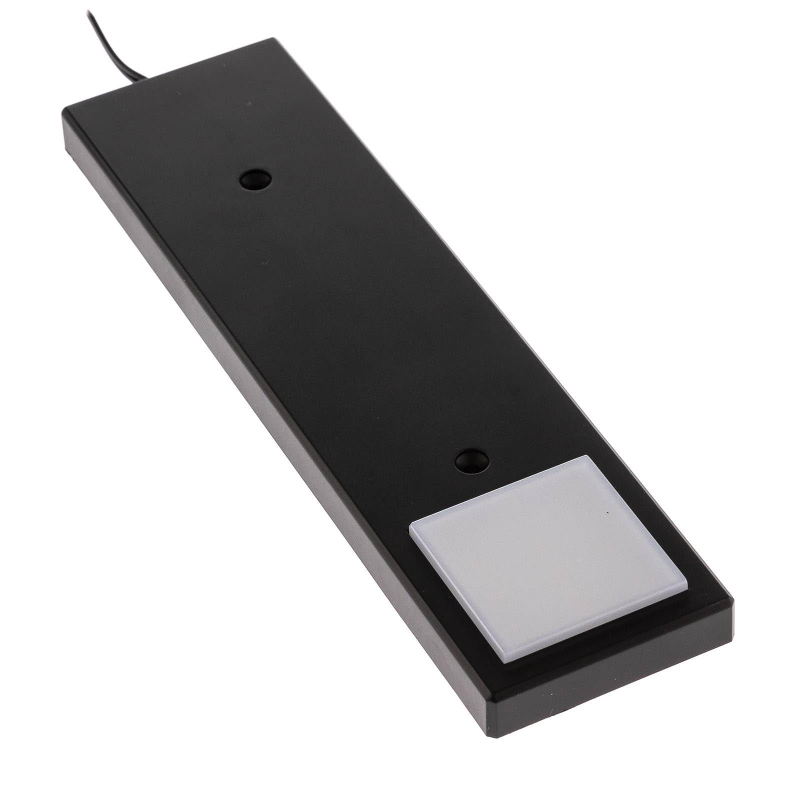 Lindby LED Lampes sous meuble Amaryll (Moderne) en Noir e. a. pour Cuisine (à 3 lampes,), Lampe